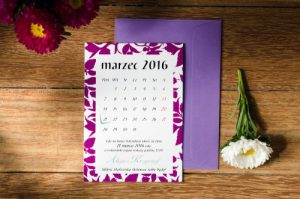 zdjęcie zaproszenia lawendowego